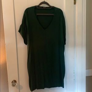 Madewell dark green dress. XL